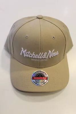 Mitchell &ness Snapback 110 Curved Script Own Brand Beige • £38.83