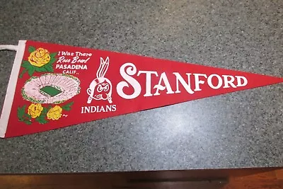 Stanford Indians Vintage Full Size Pennant-1971 Rose Bowl-jim Plunkett • $59.99