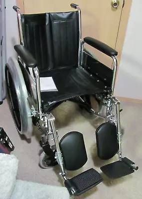 Everest And Jennings Metro IC3 Wheelchair With 18” Seat & 16” Back W/ Feet (New) • $119.99