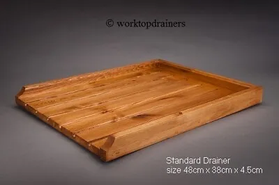 £37.50 • Buy Wooden Pine Worktop Draining Board For A Belfast/Butler Sink Medium Finish