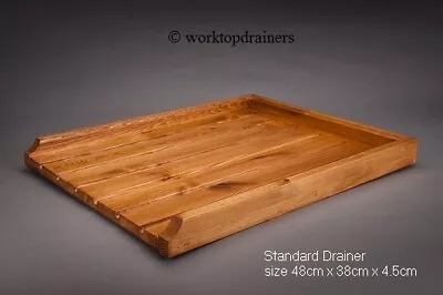 £39.50 • Buy Wooden Pine Worktop Draining Board For A Belfast/Butler Sink Medium Finish