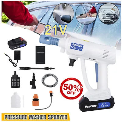 Cordless Electric High Pressure Sprayer Gun Car Washer Cleaner Cleaning Tool Kit • $33.90