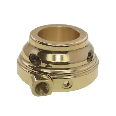 Motorcycle Throttle Housing For Harley Davidson Single Cable 1 Inch - Brass • $89.95