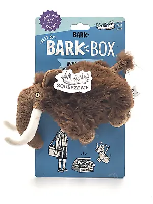 Bark Box Winston The Wooly Mammoth Plush Squeaky Dog Play Toy • $17.89