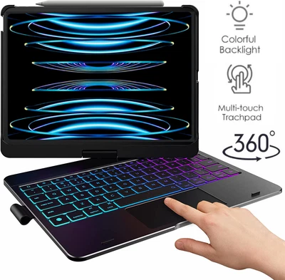 $69.99 • Buy Touchpad Keyboard Case For IPad 7/8/9th Gen Air 5/4 Pro 11 2021 Smart IPad Cover