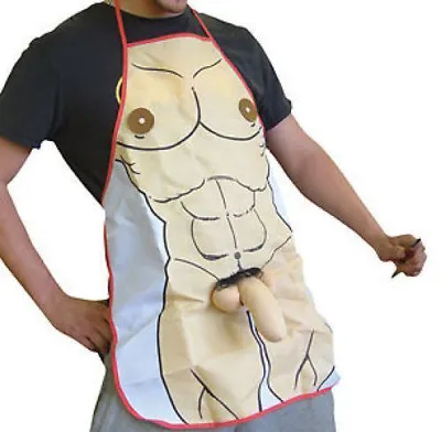 £7.95 • Buy Man Willy Apron & Naked Torso Novelty Fun Gift For Men BBQ Stag Or Hen Night