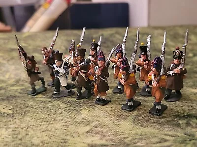 28mm French Napoleonic Inf. Superbly Painted Unbased 12 Figs Metal • £36.68