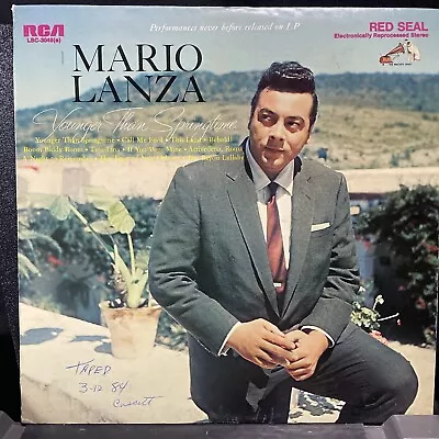 Mario Lanza ‎– Younger Than Springtime Vinyl LP  RCA Red Seal ‎ • $3