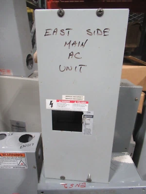 $50 • Buy Siemens E0303ML3100S, 100 Amp Main Lug, 120/208 Volt, 3PH4W, Load Center- E1530