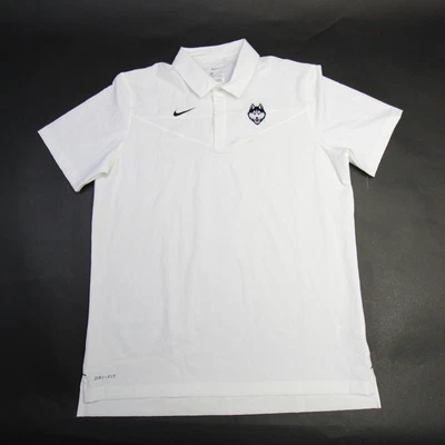 $39.99 • Buy UConn Huskies Nike Dri-Fit Polo Men's White Used