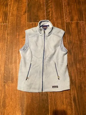 $20 • Buy Patagonia Synchilla Women's Fleece Vest Baby Blue