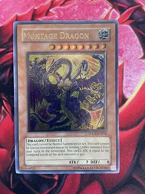 Yugioh: Montage Dragon - TDGS-EN014 - Ultimate Rare - Unlimited - VLP • $15.65