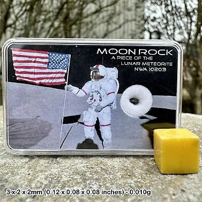 Genuine Lunar Meteorite - Authentic Moon Space Rock - Trusted UK Seller • $62.73