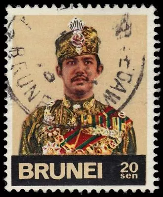 BRUNEI 199 (SG223) - Sultan Hassanal Bolkiah  1974 Printing  (pa67117) • $1