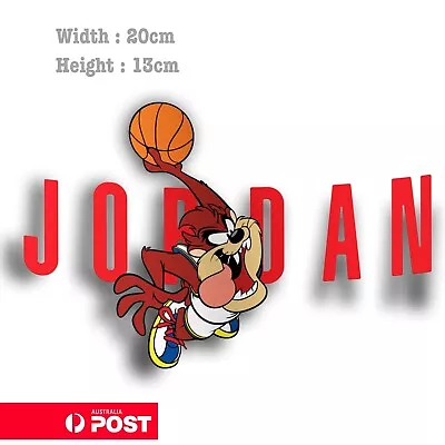 Air Jordan Logo  - Nike  TAZ Devil Looney Tune Funny Logo  Logo Sticker  • $9.30