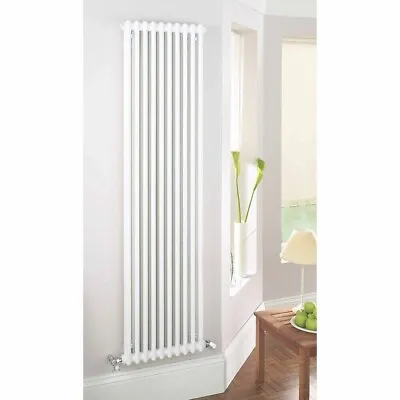 Acova Classic 2 Column Radiator 2000 X 398mm White 3767btu • £100.99