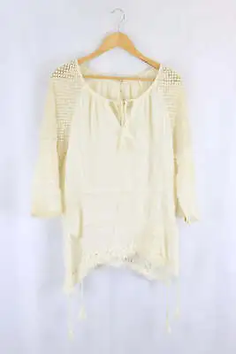 Odd Molly Lace Cream Top 2 (Au M-L) By Reluv Clothing • $66.01