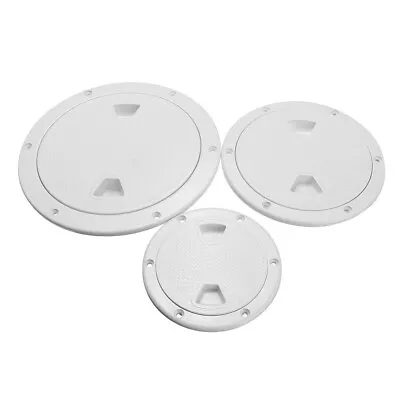 4/6/8 Inch Round Hatch-Cover Non-Slip Deck Plate For Marine Boat Kayak Canoe Ban • £12.30
