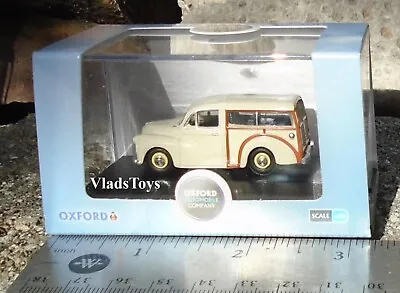 Oxford Auto Diecast 1/76 Morris Minor 1000 Traveller Old English White 76MMT001 • $19.95