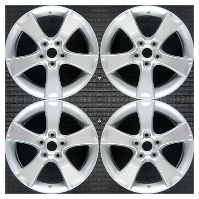 Set 2004 2005 2006 2007 2008 2009 Mazda 3 OEM Factory Silver Wheels Rims 64861 • $672