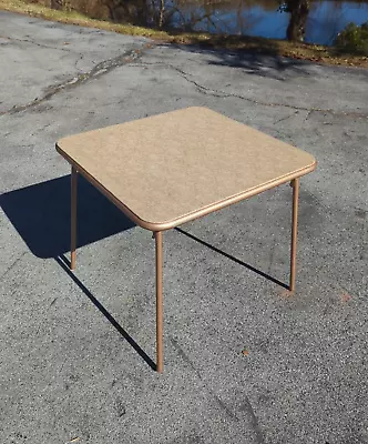 Vintage COSCO 30  Square Folding Card Table ~ GREAT CONDITION W/ FREE SHIPPING • $169.99