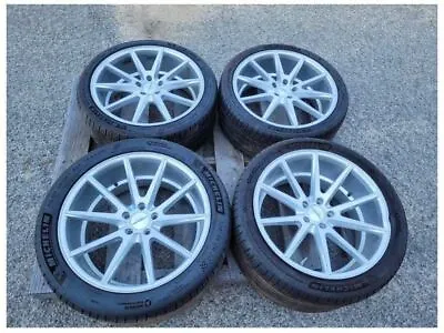 2015-2023 Ford Mustang GT S550 Set Vossen Wheels Staggered Scuffs Tires 2387 • $999.99