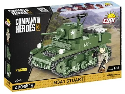 Cobi 3048 - Company Of Heroes 3 - M3A1 Stuart - New • $75.42