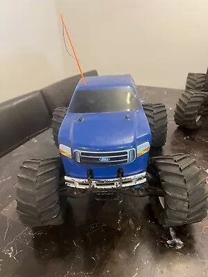 Traxxas Nitro T-Maxx W/ Ford F-350 Body - No Controller - Sold As Is. • $175