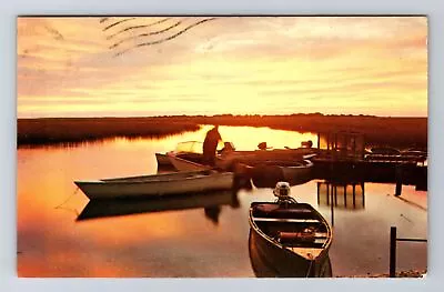 Myrtle Beach SC-South Carolina Fishing Dock Murrell Inlet Vintage Postcard • $7.99