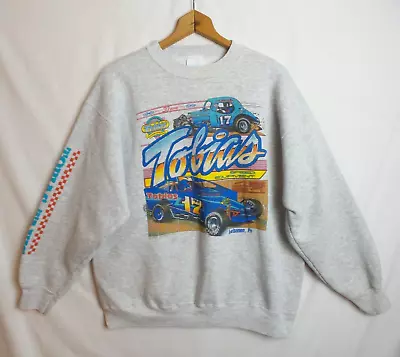 Vintage 1991 Tobias Speed Equipment Lebanon PA XL Crewneck Sweater Gray • $175