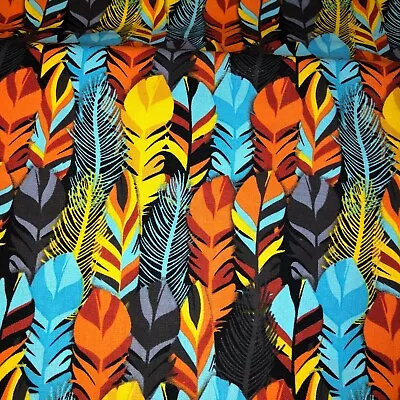 David's Packed Feathers 100% Light Weight COTTON FABRIC By The Yard DX23530C1 • $6.25