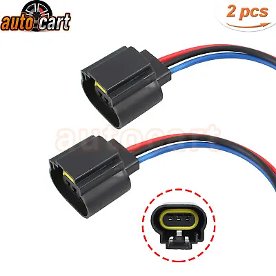 H13 9008 3-Wire Socket Female Adapter Wiring Harness Pigtail Plug For Headlight • $7.98