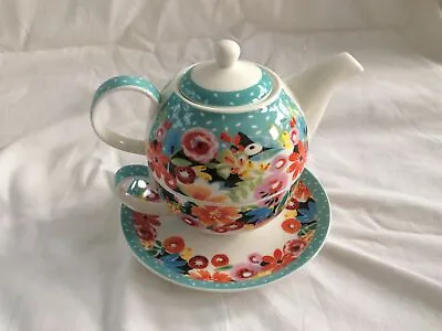 Tea For One Set By Queens Collier Campbell  Flowerdrop “ • £13.50