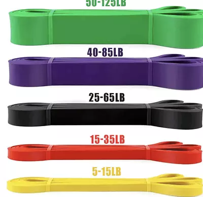 $6 • Buy Resistance Training Bands Power Heavy Strength Exercise