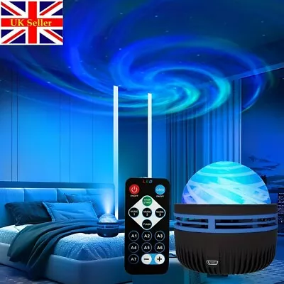 LED Galaxy Projector Light Colorful Rotating Magical Ball Atmosphere Lamp UK • £8.99