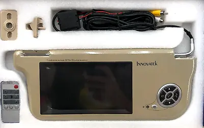 Innovatek 7  Sun Visor Mirror Screen Monitor DVD/VCD/GSP/TV TFT-LCD  Right • $61.76