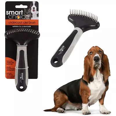 Undercoat Rake For Tangled Fur Dog Pet Grooming Brush Dematting Comb  • £3.49