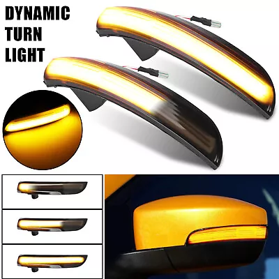 Sequential LED Side Mirror Turn Signal Light For Ford Kuga Escape EcoSport Focus • $16.98