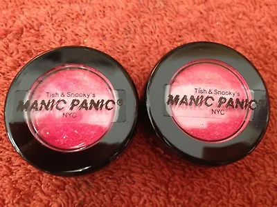 TWO MANIC PANIC GLITTER JEWELS Eye Body Micro Glitter Powder Hot/Neon Pink • $8.99