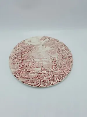 Myott Staffordshire  Hunter Rose - Pink  7 7/8 Inch Salad Plate • £8.67