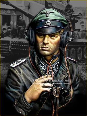 Young Miniatures SS Panzer Commander  Normandie 1944 1/10th Kit YM1876 NIB • $65