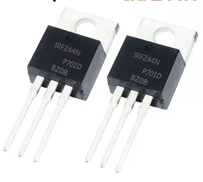 Field Effect Power Transistors MOSFET IRFZ44N IRFZ44 TO 220 Power 49A 55V 10 Pcs • $9.74