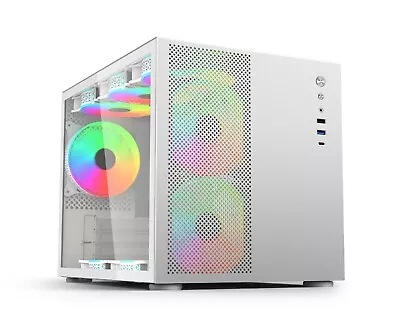 PC Gaming / Office Computer Case - IONZ KZ-33T Vault  Dual Chamber MATX Type-C • £64.95