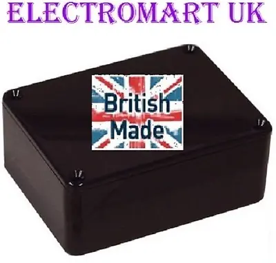 Abs Black Plastic Electronics Project Box Enclosure 100 X 76 X 41mm • £7.98