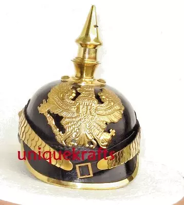 German Pickelhaube Leather Helmet WW1 • $201.91