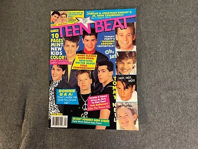 Teen Beat Magazine September 1990 Madonna NKOTB Alyssa Milano Johnny Depp • $39.99