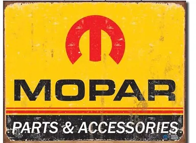 Mopar Logo 64-71 Metal Tin Sign Dodge Parts Home Garage Shop Wall Decor  #1315 • $19.90