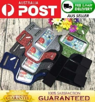 $6.99 • Buy Running Sport Exercise Armband Jogging GYM Skin Case Holder Cover For All Phones