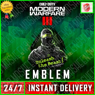 Call Of Duty Modern Warfare 3 - Unleash The Beast Emblem MWIII CoD MW3 Exclusive • £9.99