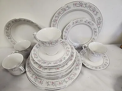 Vintage Dinner  Set Dynasty Fine China SERVICE FOR 4  RAPTURE 20 PCS • $49.95